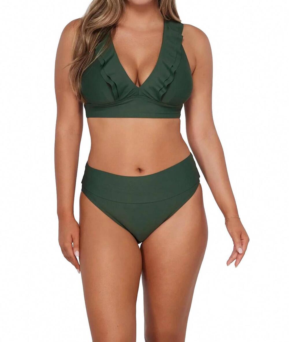 NEW SUNSETS INC. willa wireless top in island green